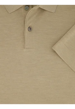 Herren Poloshirt aus Baumwoll-Seiden-Mix L-PERRY Regular Fit