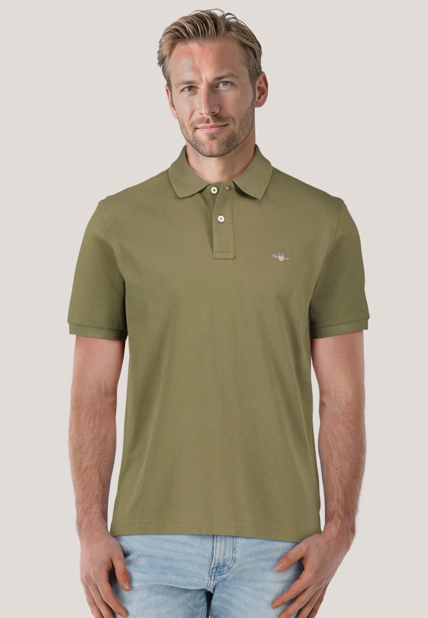 Herren Poloshirt aus Baumwolle
