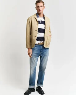 Herren Poloshirt CHAMBRAY HEAVY RUGGER