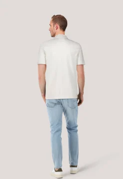 Herren Poloshirt mit Johnny-Kragen Slim Fit