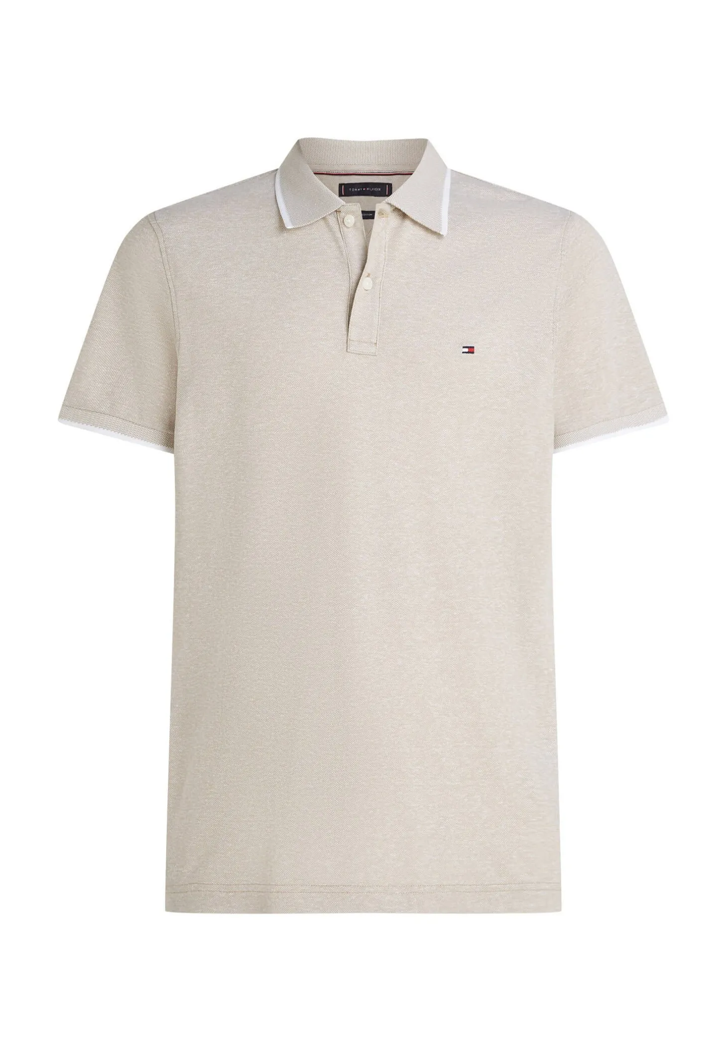 Herren Poloshirt mit Leinen LINEN REG POLO