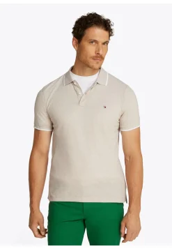 Herren Poloshirt mit Leinen LINEN REG POLO