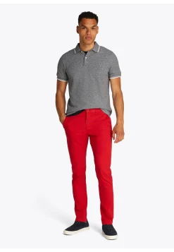 Herren Poloshirt mit Leinen LINEN REG POLO