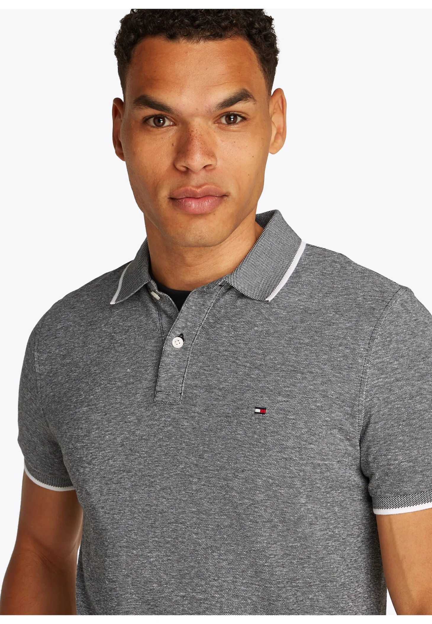 Herren Poloshirt mit Leinen LINEN REG POLO