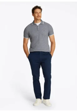 Herren Poloshirt mit Leinen LINEN REG POLO