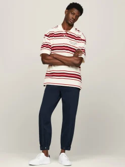 Herren Poloshirt mit Wabenstruktur Regular Fit