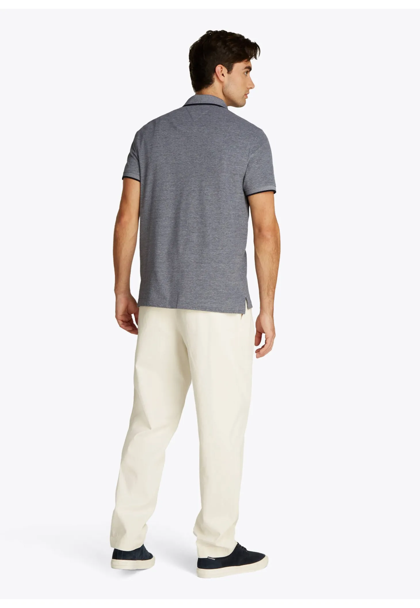 Herren Poloshirt OXFORD TWO TONE TIPPED REG POLO