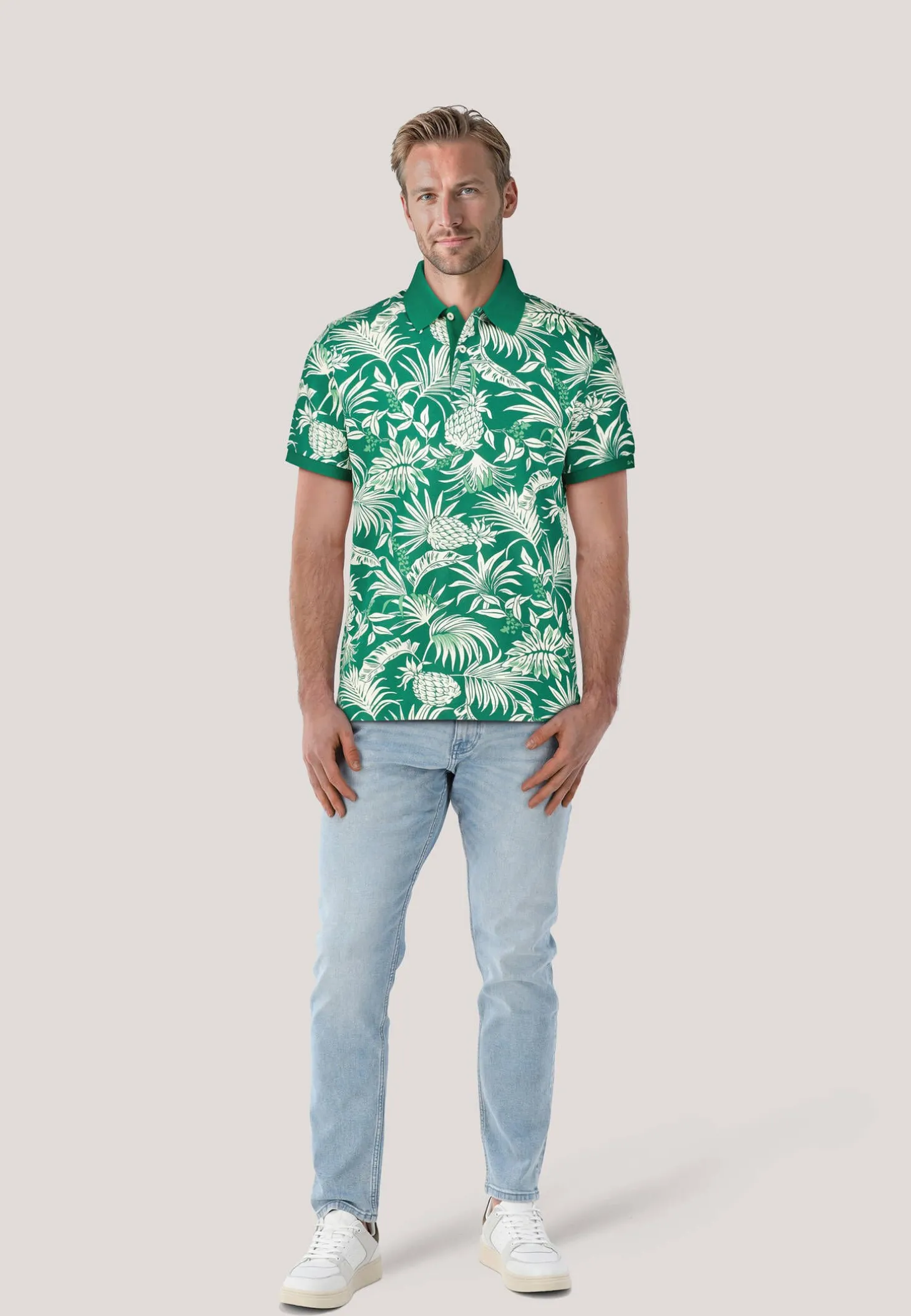 Herren Poloshirt TROPICAL Regular Fit