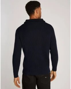 Herren Pullover mit Troyer-Kragen