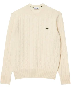 Herren Pullover mit Zopfstrick