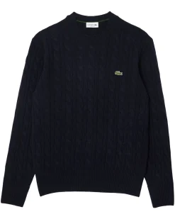 Herren Pullover mit Zopfstrick