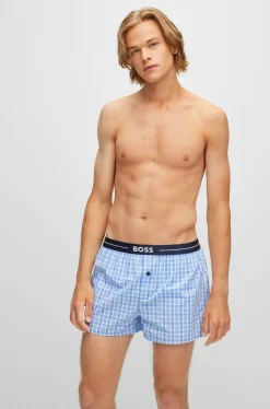 Herren Pyjamashorts BOXER EW 2er-Pack