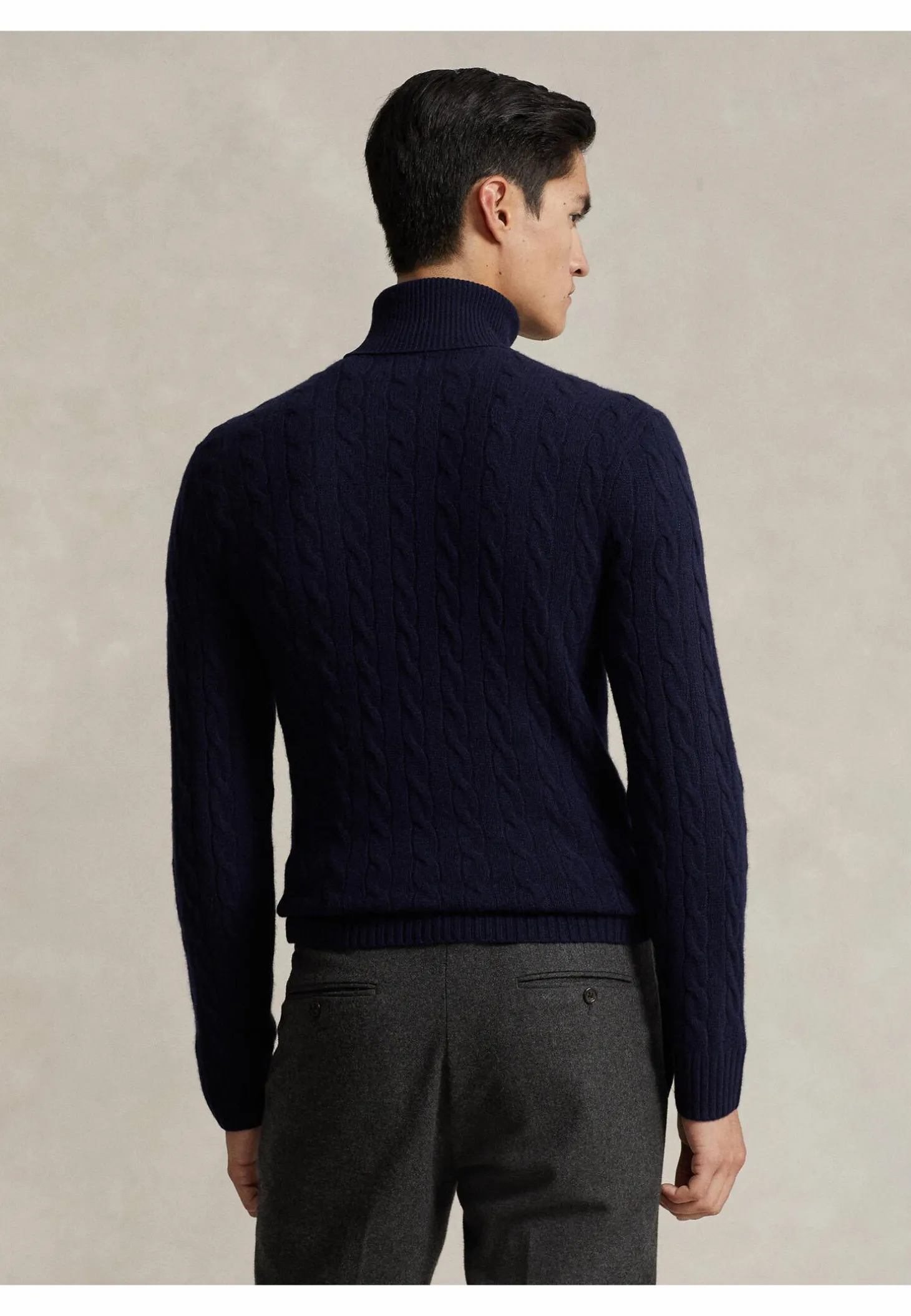 Herren Rollkragenpullover mit Kaschmir