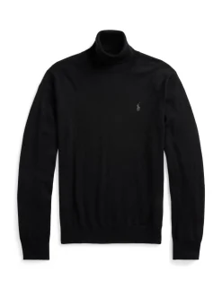 Herren Rollkragenpullover aus Wolle Regular Fit