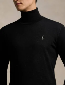 Herren Rollkragenpullover aus Wolle Regular Fit