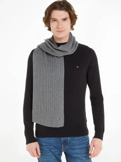 Herren Schal ESSENTIAL FLAG SCARF aus Baumwolle und Kaschmir