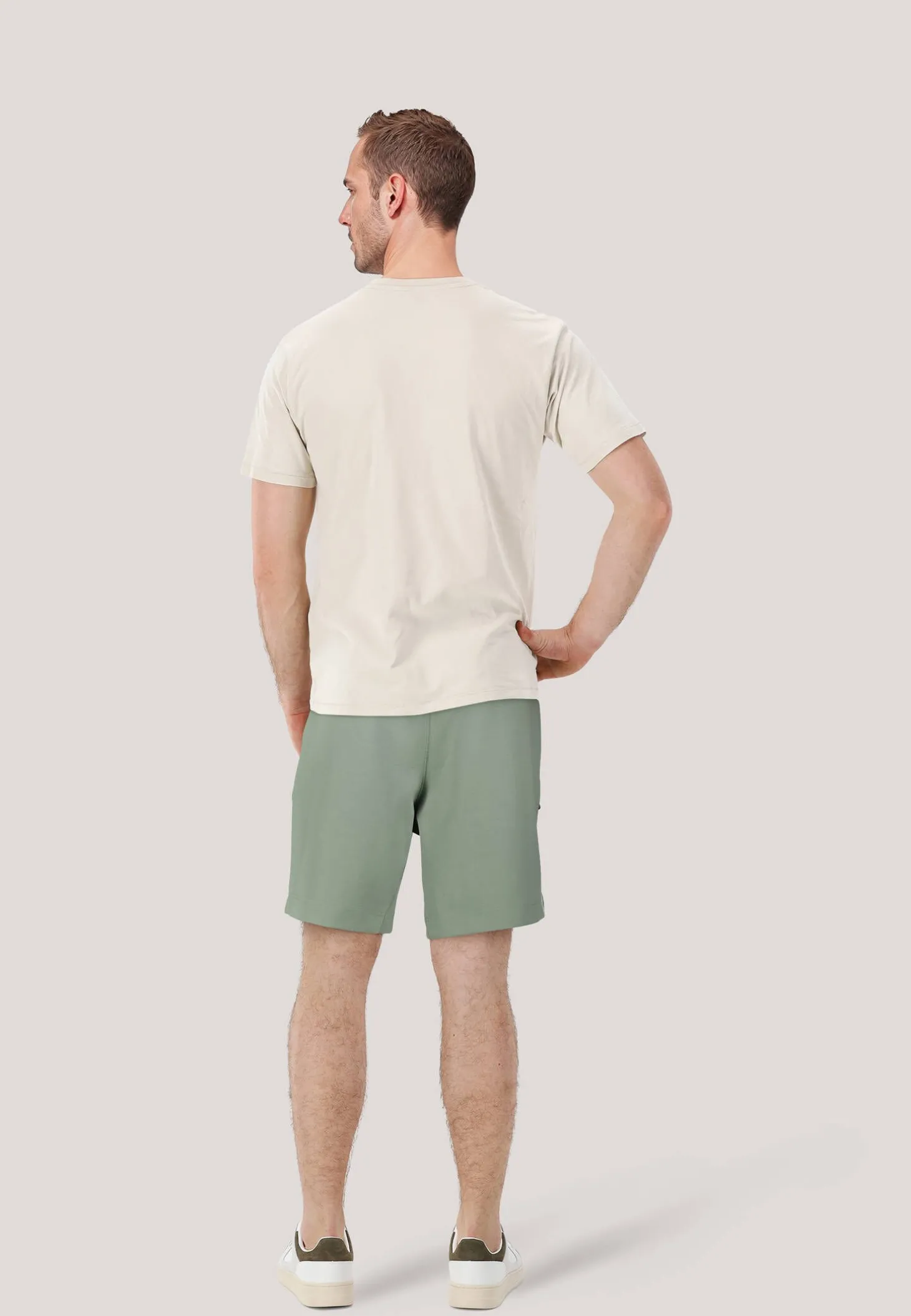 Herren Shorts aus Stretch-Interlock