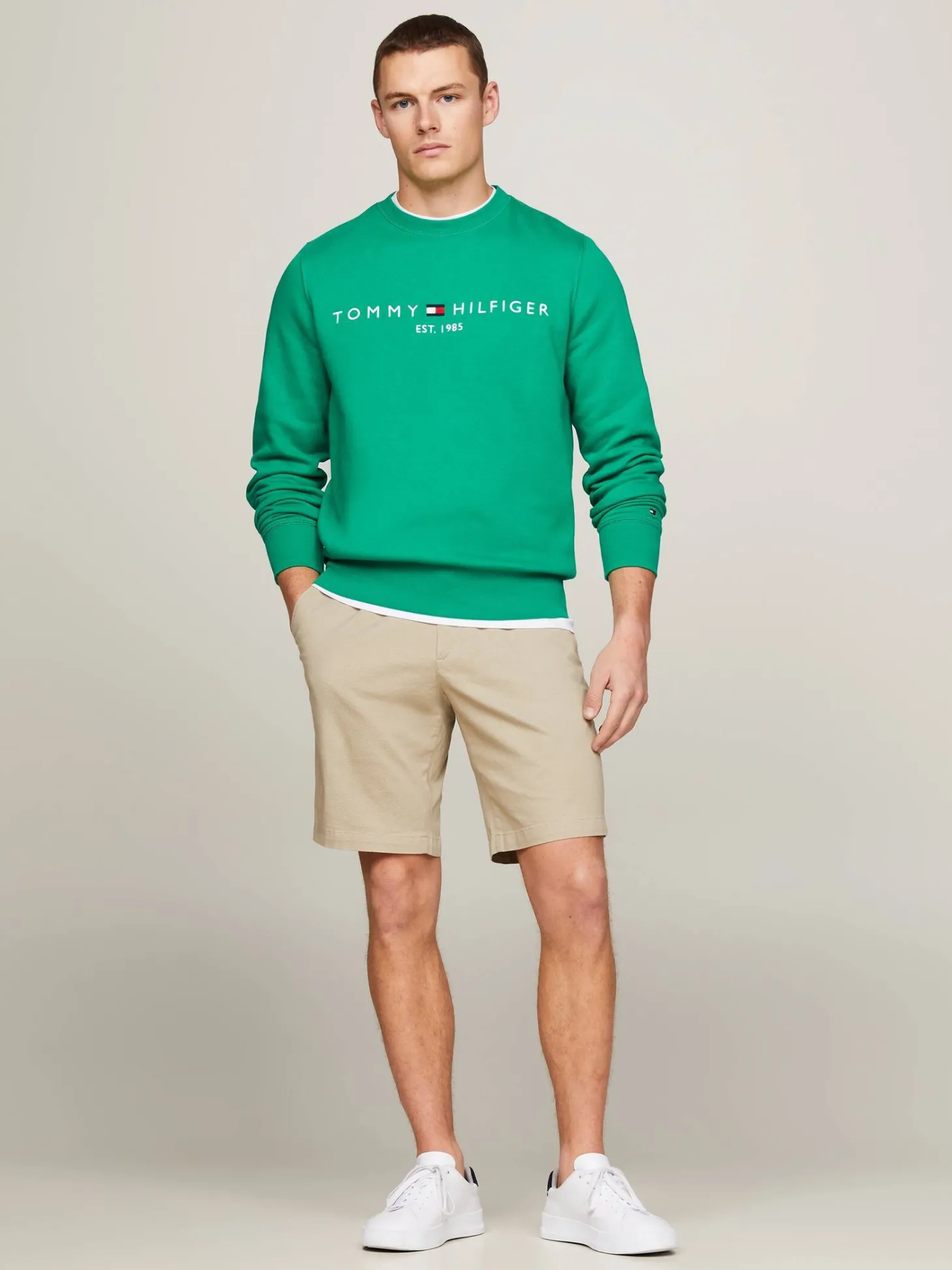 Herren Shorts HARLEM PRINTED STRUCTURE Regular Fit