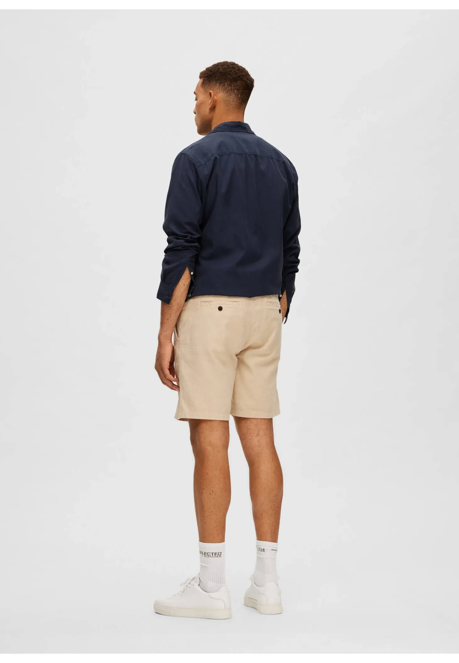 Herren Shorts SLHCOMFORT-BRODY LINEN SHORTS
