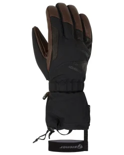 Herren Skihandschuhe mit Leder GAIKU