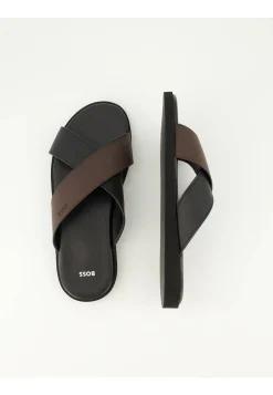 Herren Slides aus Kunstleder DARREL