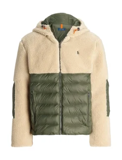 Herren Steppjacke mit Fleecedetails