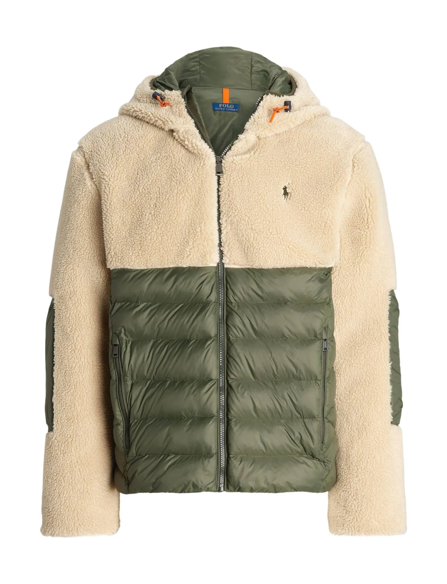 Herren Steppjacke mit Fleecedetails