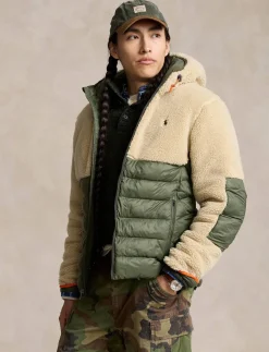 Herren Steppjacke mit Fleecedetails