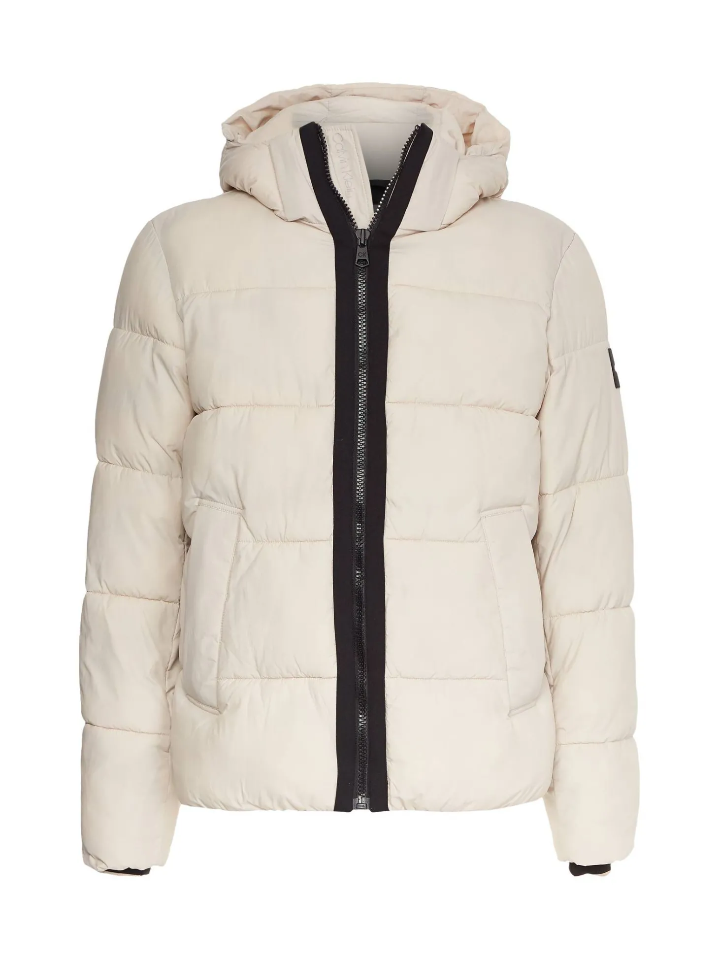 Herren Steppjacke mit Kapuze CRINKLE NYLON PUFFER JACKET