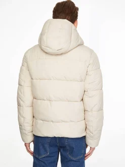 Herren Steppjacke mit Kapuze CRINKLE NYLON PUFFER JACKET