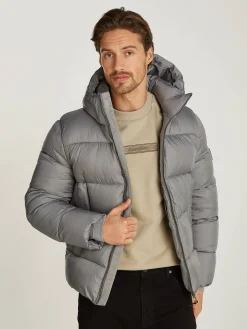 Herren Steppjacke mit Kapuze PUFFER Regular Fit