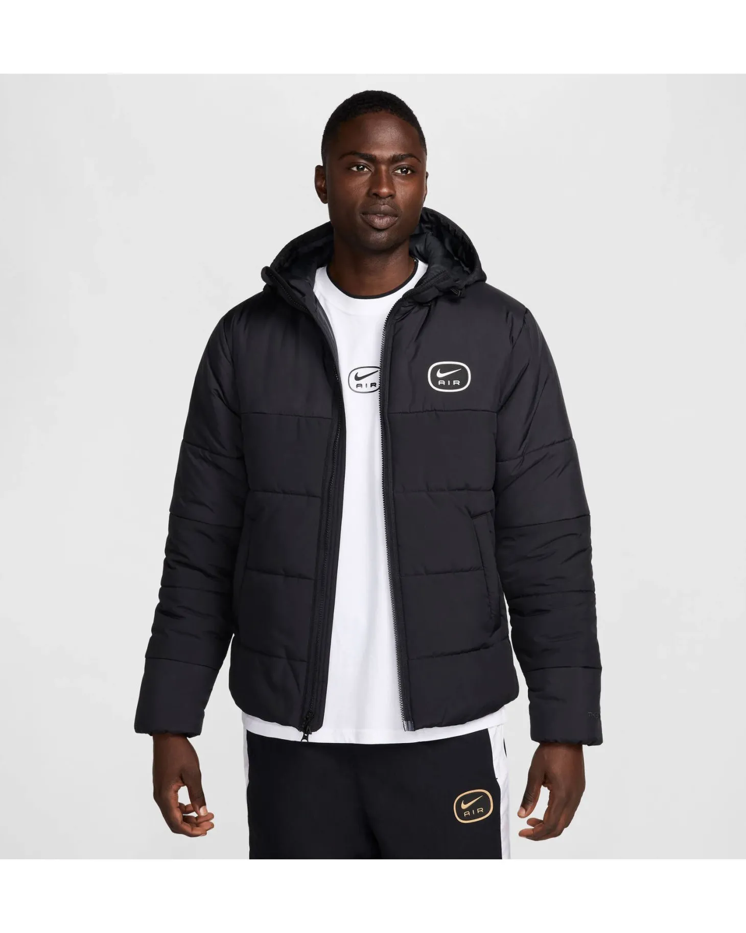 Herren Steppjacke mit Kapuze AIR