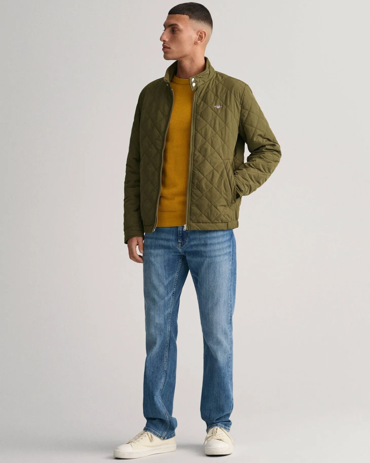 Herren Steppjacke QUILTED WINDCHEATER Regular Fit