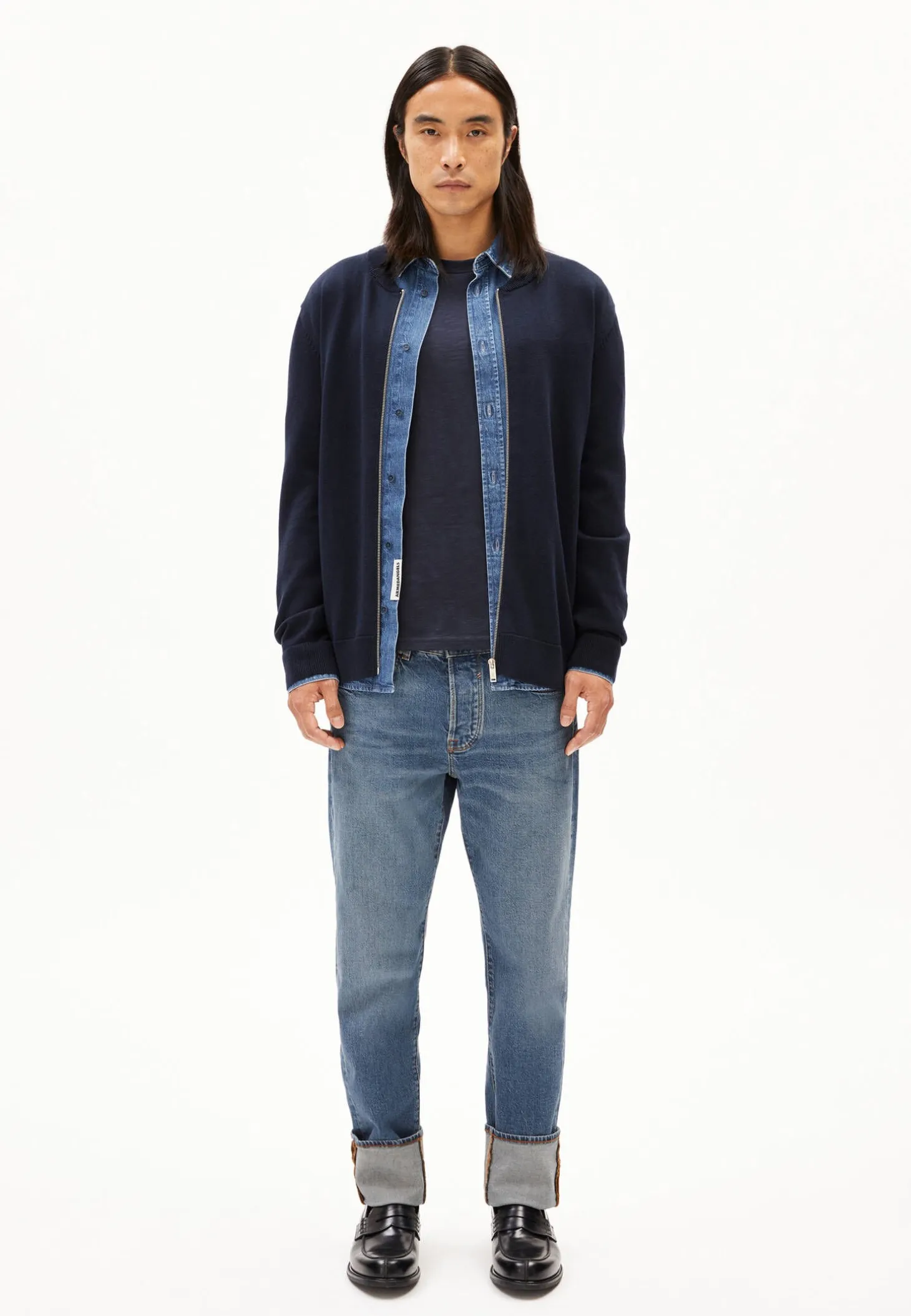 Herren Strickjacke aus Bio-Baumwolle AGAAMO