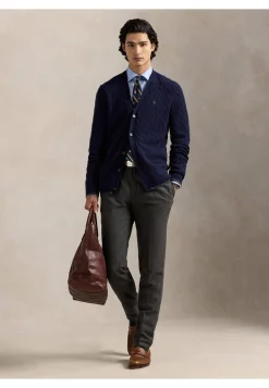 Herren Strickjacke aus Wolle und Kaschmir