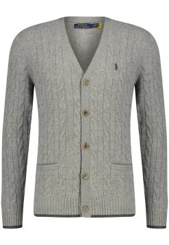 Herren Strickjacke aus Wolle und Kaschmir