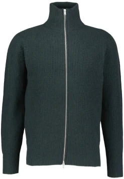 Herren Strickjacke aus Wolle-Kaschmir-Mix