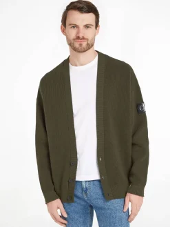 Herren Strickjacke BADGE SKATER CARDIGAN