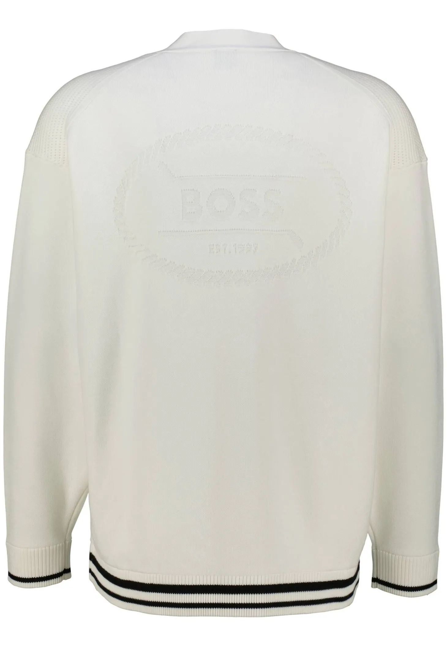 Herren Strickjacke Baumwolle-Lyocell-Mix K_MESH HERITAGE