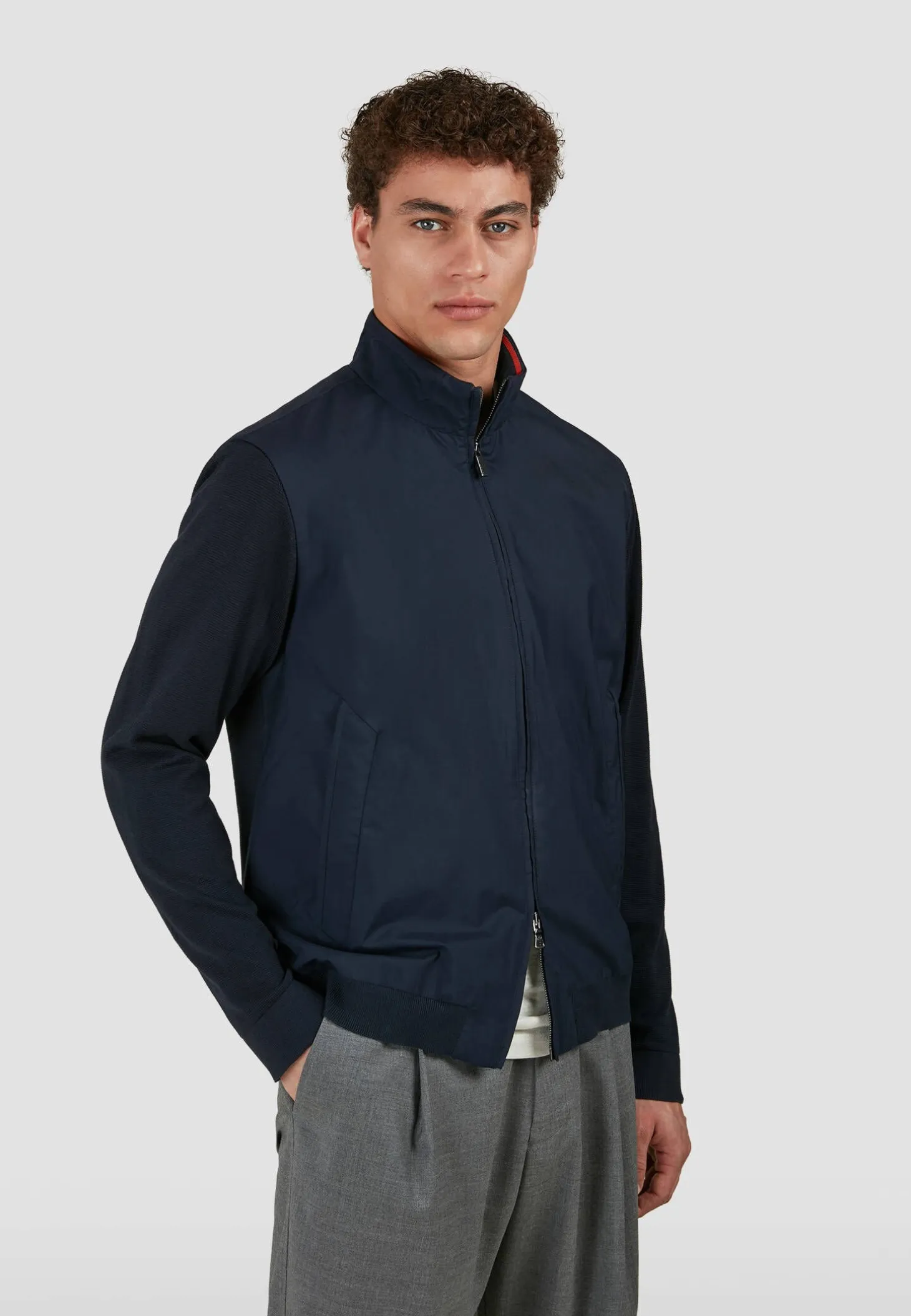 Herren Strickjacke HYBRID