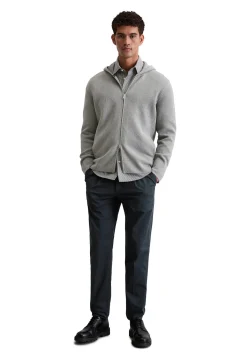 Herren Strickjacke mit Kapuze