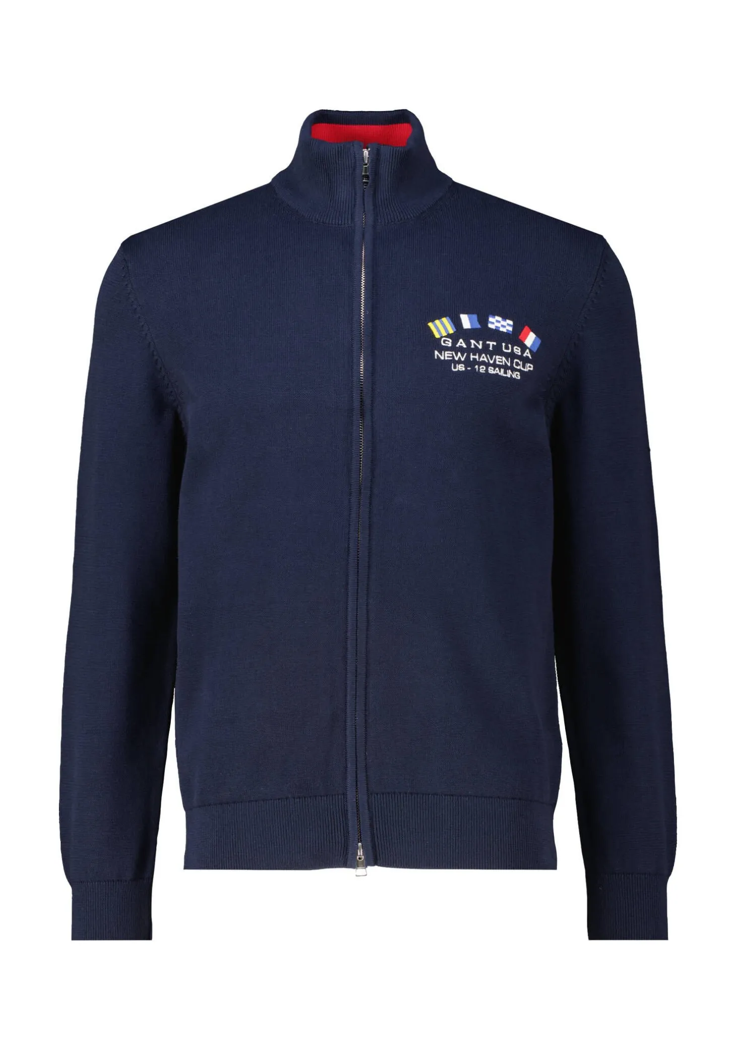 Herren Strickjacke NAUTICAL FLAGS Regular Fit