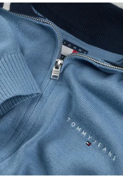 Herren Strickjacke TJM SLIM LINEAR FZ SWEATER Slim Fit