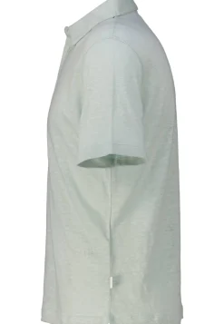 Herren Strickpolo aus Leinen