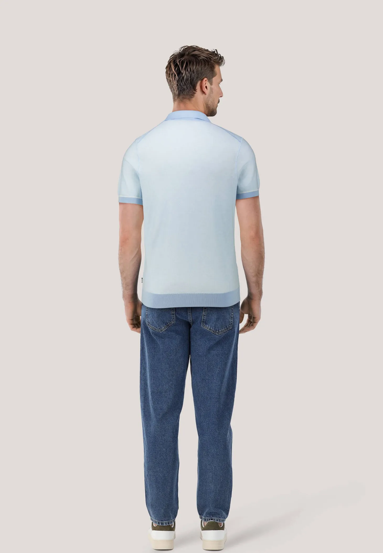 Herren Strickpolo H-JIANLUCA