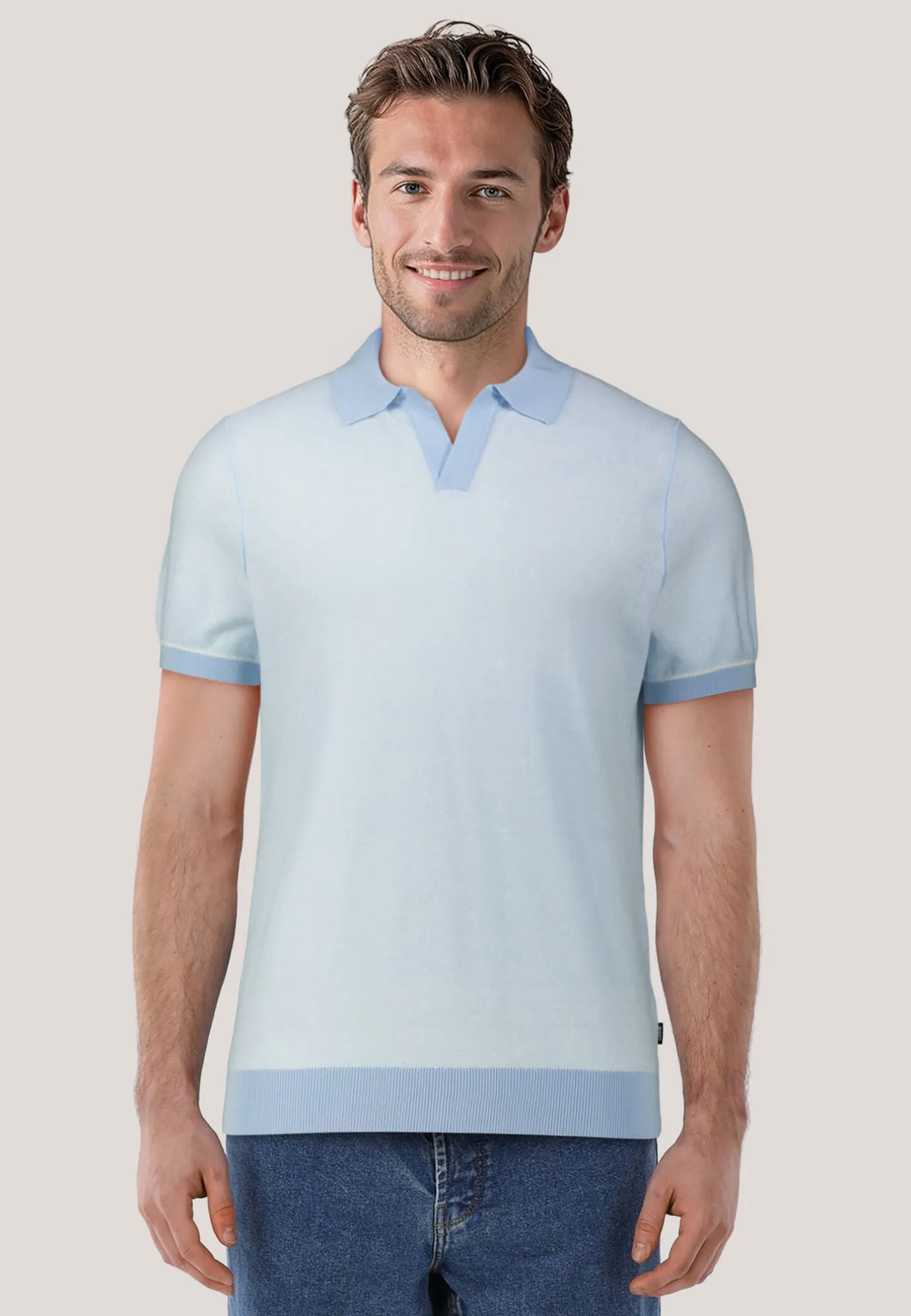 Herren Strickpolo H-JIANLUCA