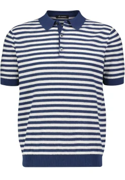 Herren Strickpolo mit Leinen PEDRO S