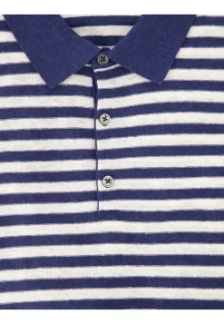 Herren Strickpolo mit Leinen PEDRO S