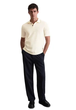 Herren Strickpoloshirt aus Bio-Baumwolle