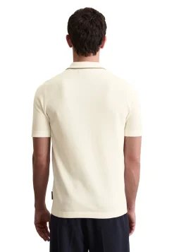 Herren Strickpoloshirt aus Bio-Baumwolle